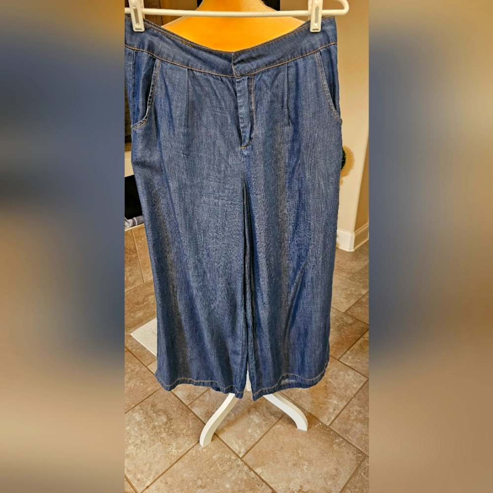 Crop denim pant